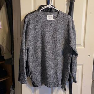 Marled grey sweater